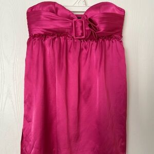 VS Elegant Pink Satin Chemise